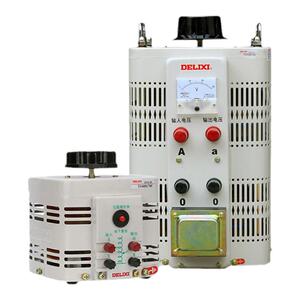 德力西电气单相调压器1000w输入220v调压器TDGC2 1kva可调0v-250v