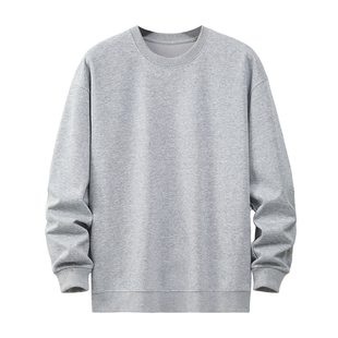 班尼路SK纯色卫衣男2025秋季新款休闲宽松青年圆领潮流长袖T恤YS