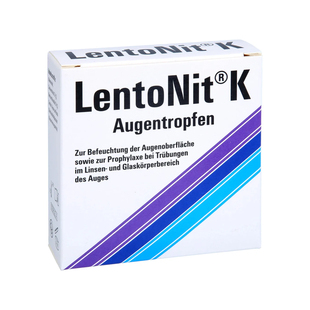 德国LentoNit K白内障飞蚊症玻璃体混浊成人碘化钾滴眼液眼药水