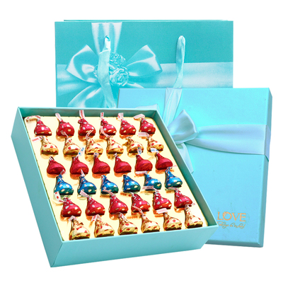 好时kisses巧克力36粒礼盒装