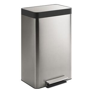 科勒厨房专用垃圾桶双筒干湿分类家用客厅大容量不锈钢轻奢高档