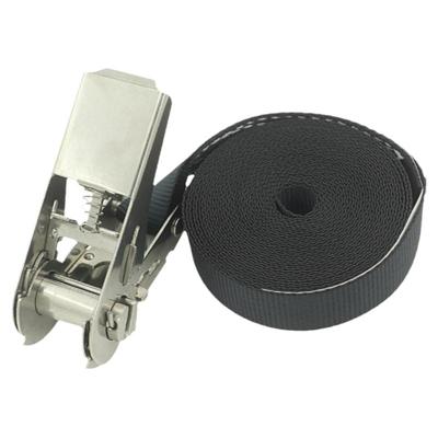 1寸小型304不锈钢棘轮紧绳器无挂钩捆绑带汽车用拉紧器收紧器25mm