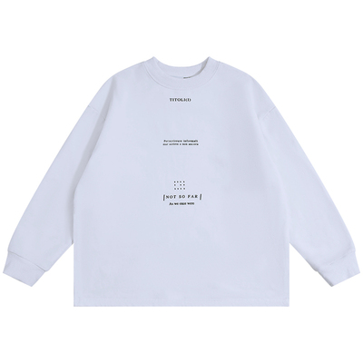 秋冬季男童棉简约字母打底衫内搭