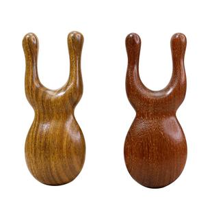 Brainbow小青蛙檀木按摩器刮眼部鼻梁耳朵面部提拉拨筋棒