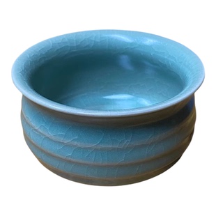 宋代美学汝瓷汝窑仿古豆绿张公巷玄纹杯开片可养喝茶个人主人单杯