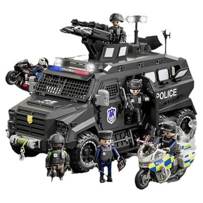 多功能喷雾特警车丨超多武器公仔