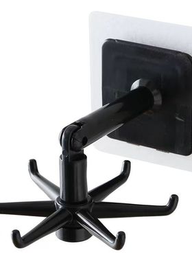 六爪可旋转挂钩六角粘钩挂钩贴强力加厚汤勺架多功能家用厨房收纳