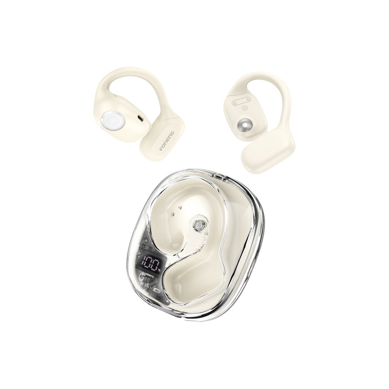 蜂能挂耳式水晶盒运动蓝牙耳机