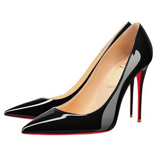 LUKE浅口黑色性感cl红底高跟鞋女2026春秋季新款气质职场百搭单鞋