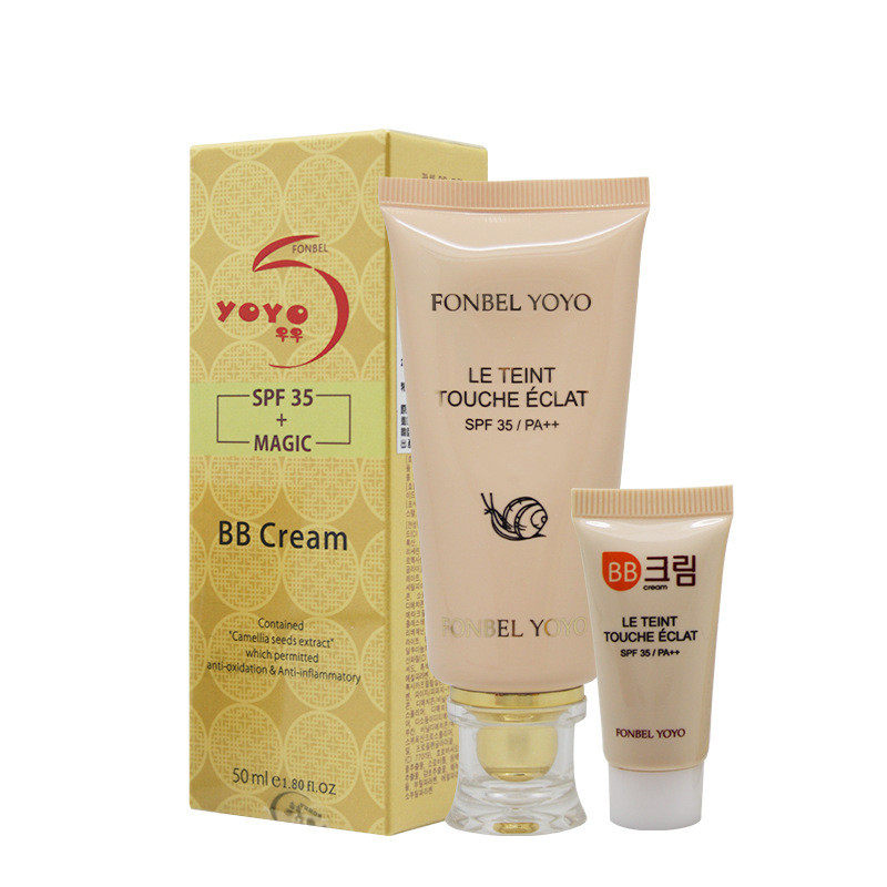 fonbelyoyo蜗牛BB霜遮瑕提亮粉底