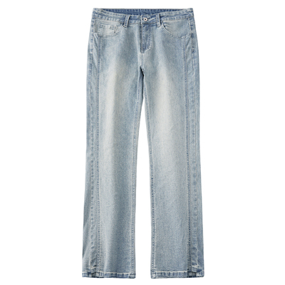 班尼路冬季加绒美式休闲牛仔裤男