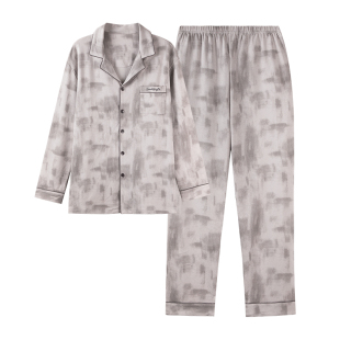 卡之恋秋季睡衣男款长袖纯棉加厚韩版衬衫长裤2026新款冬天家居服