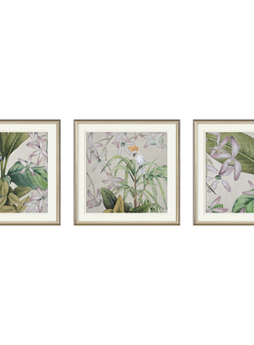 速壹实木画框客厅简美装饰画定制