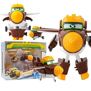 奥迪双钻超级飞侠变形机器人玩具金刚卡尔巴奇大号变形机器人玩具