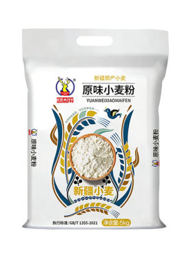 新疆原产面粉5kg家用白面