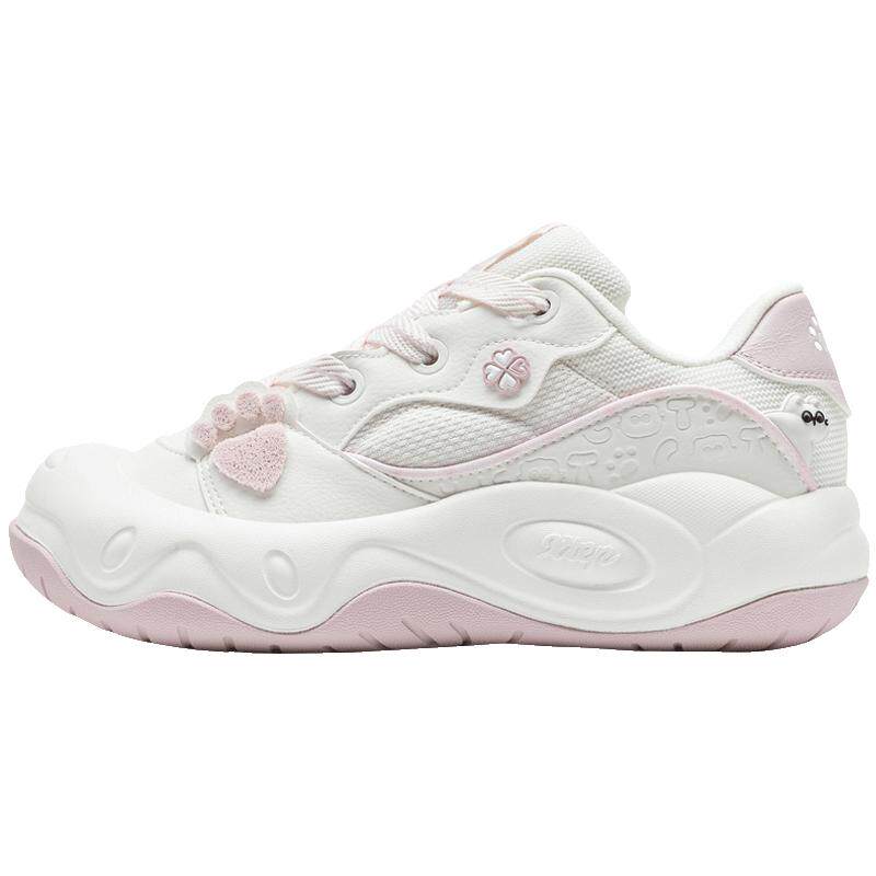 特步板鞋松茸鞋女鞋2026夏季新款厚底增高增高学生正品休闲运动鞋