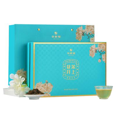 华祥苑茉莉花茶茉上花开150g礼盒