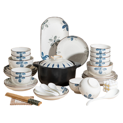 碗家用2026新款釉下彩高颜值餐具