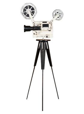 老式电影放映机电报机发报机道具