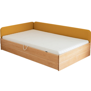 玩梦超人 豆包储物床榻榻米全实木气压侧开箱体床成人儿童高箱床