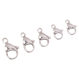 钛钢龙虾扣diy配件不掉色手链弹簧扣不锈钢保色项链扣头收尾扣子