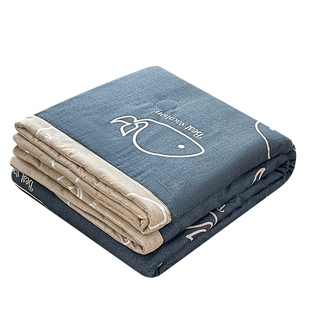 2026新款夏天夏凉被空调被非纯棉全棉可机洗夏被学生上下铺薄被子