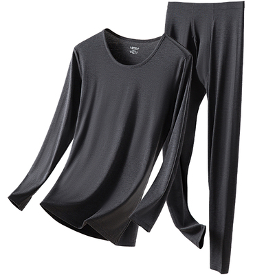 莫代尔男士超薄发热保暖内衣套装