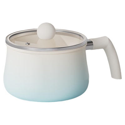 太好用了！高颜值弯柄奶锅泡面锅