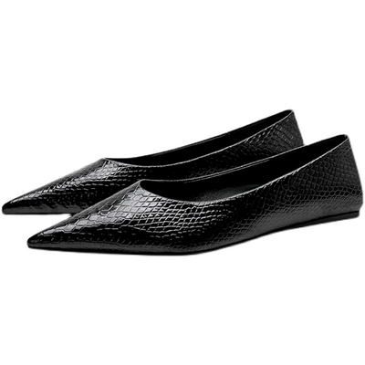 女鞋单鞋新款尖头平底懒人鞋百搭