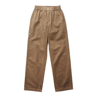 基础纯棉宽松直筒休闲裤