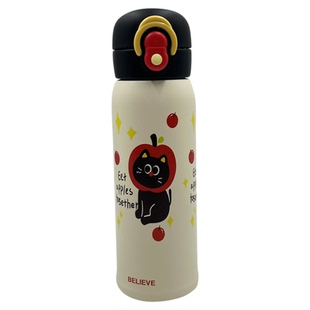 儿童保温杯女孩2025新款316不锈钢双饮吸管水杯学生上学专用杯子