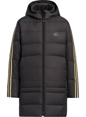 Adidas/阿迪达斯正品儿童冬季中长款保暖运动羽绒服 HD0384