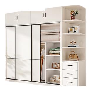 实木衣柜家用卧室出租房用新款2026爆款简易大衣柜结实耐用挂衣橱