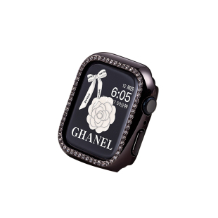 适用applewatch11保护壳S11苹果S10手表iwatch8透明S7表带SE女S6表套6防摔5边框4镶钻10代45半包壳44新款智能
