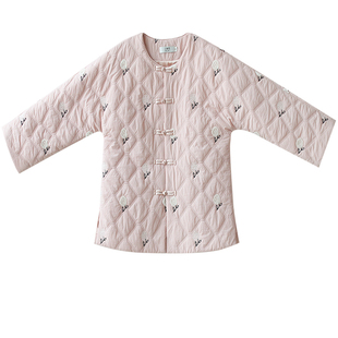 江南范新式改良低领夹棉旗袍唐装短外套外搭刺绣日常冬装茶服盘扣