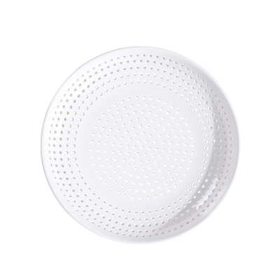 陶瓷镂空多孔蒸盘饺子包子家用海鲜水果沥水圆形创意细小孔蒸盘