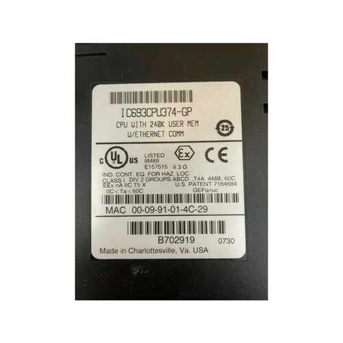 IC693CPU374GSPLUS基本CP