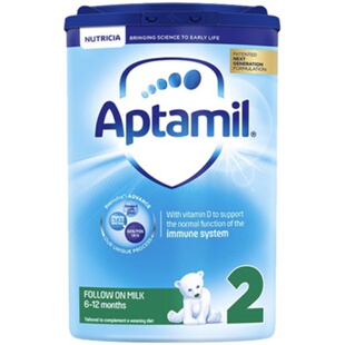 超市采购直播德国爱他美Aptamil蓝版 2/3段奶粉 800g 代购直邮