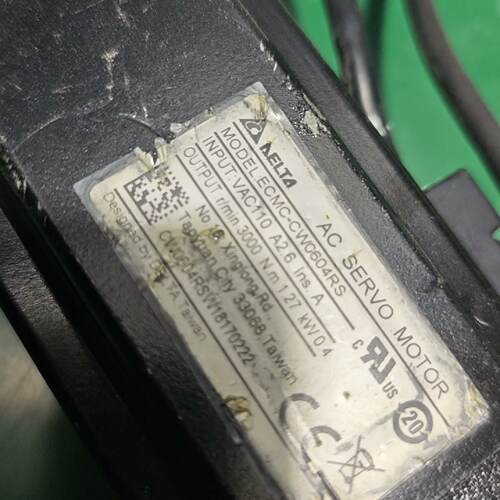 议价Delta Servo Motor Ecmc-Cw0604rs 400W Power适用