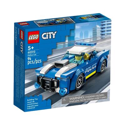 【自营】LEGO乐高60312警车城市系列男女孩拼搭积木儿童益智玩具