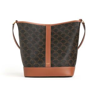 9.9/9.5新Celine/瑟琳水桶包中号经典老花满印单肩斜挎包女包