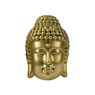 纯铜实心大日如来佛头手把件文玩男士解压随身金属工艺品把玩饰品