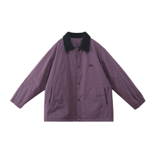 女大童外套【3M新雪丽】青少年2025冬装新款夹棉翻领风衣防风棉服