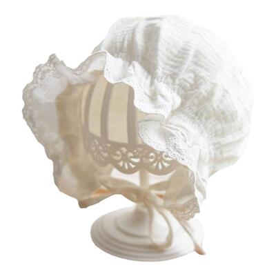 春秋女宝宝公主遮阳婴儿帽子薄款