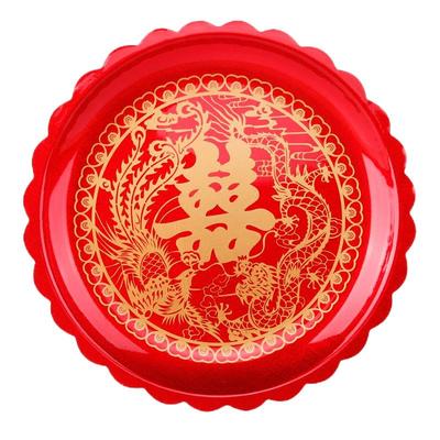 陶瓷杯结婚敬茶杯托盘茶水果盘