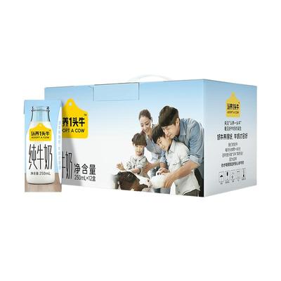 一头牛纯牛奶山东生牛乳