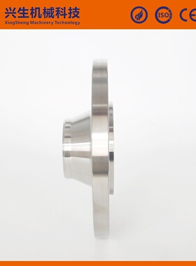 不锈钢带颈对焊法兰HG/T20592-2009锻造高颈焊接WNRF标准法兰PN25