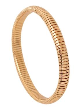 【圣诞礼物】RC Retro Chic意大利复古首饰 角斗士素金软手镯