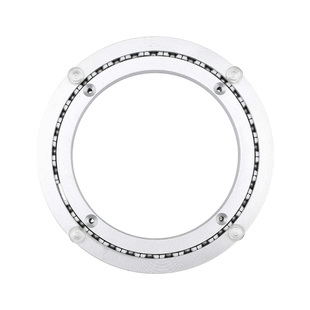 铝合金消音餐桌转盘家用酒店大理石玻璃实木圆桌旋转轴承轨道底座