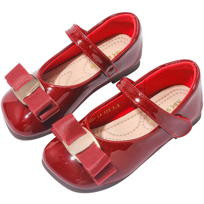 女童小皮鞋秋冬季新款儿童公主鞋